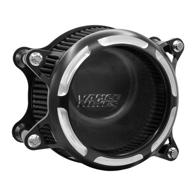Luftfilter Vance & Hines VO2 Insight svart kontrast Softail 25-26/Touring 24-26
