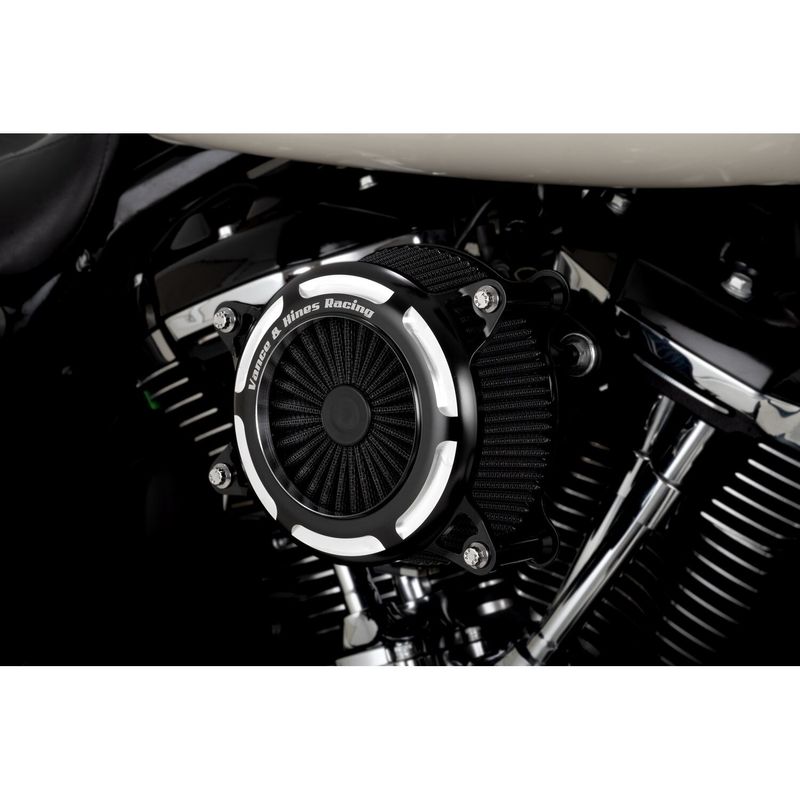 Luftfilter Vance & Hines VO2 Onyx CC mattsvart Softail 18-24