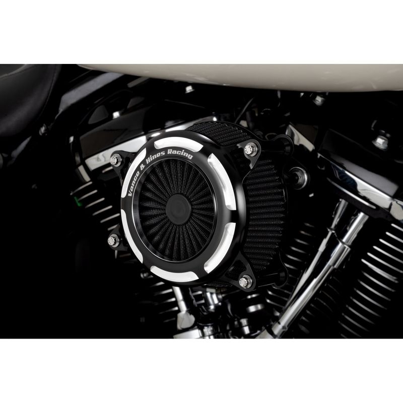 Luftfilter Vance & Hines VO2 Onyx CC svart Softail 25-26