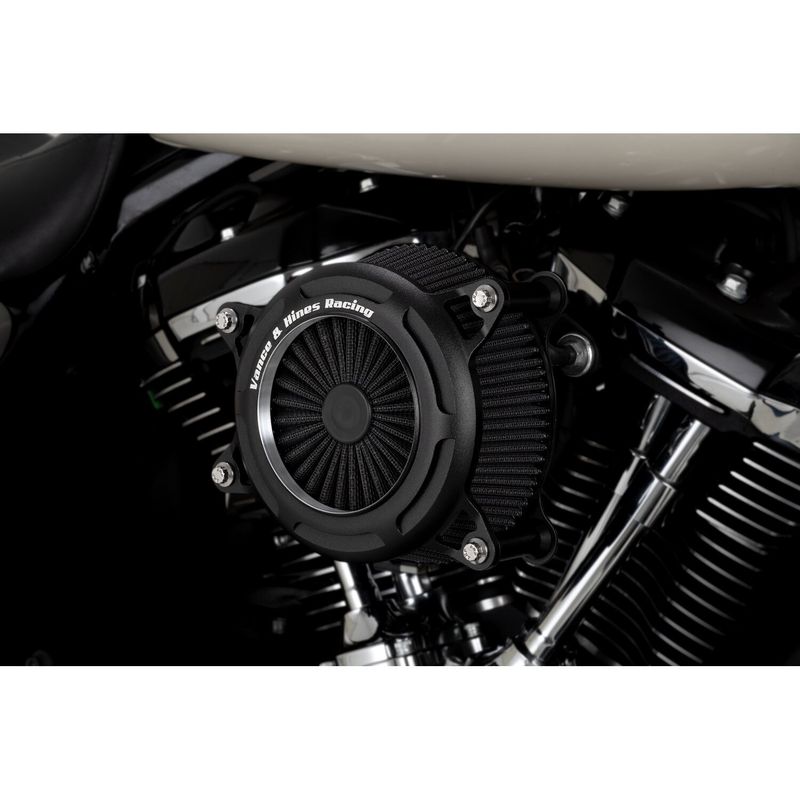 Luftfilter Vance & Hines VO2 Onyx mattsvart Softail 18-24