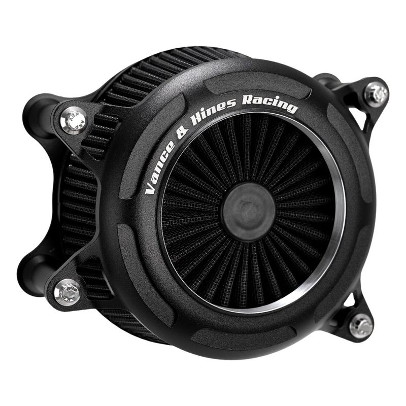 Luftfilter Vance & Hines VO2 Onyx mattsvart Softail 18-24