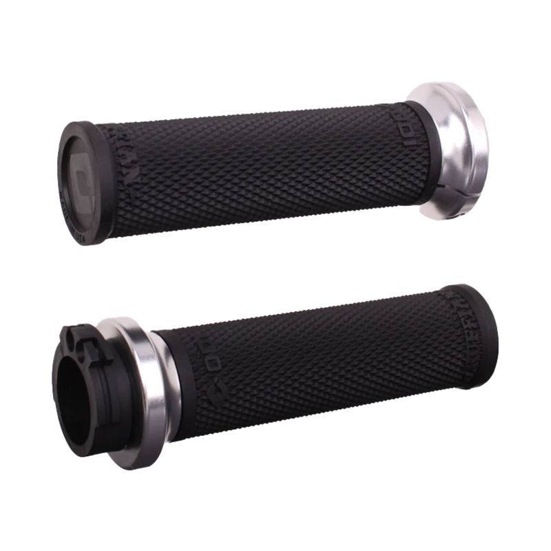 Handtag ODI V-twin Ruffian-HD 74-22 svart/silver