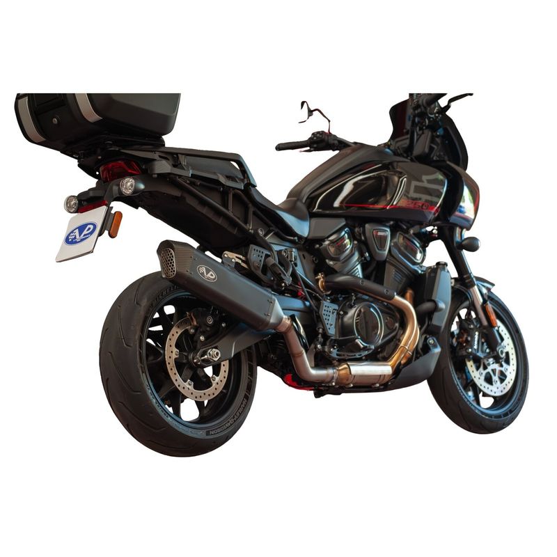 Slip-on ljuddämpare V Performance Tourance svart RA1250ST Pan America ST 25-26