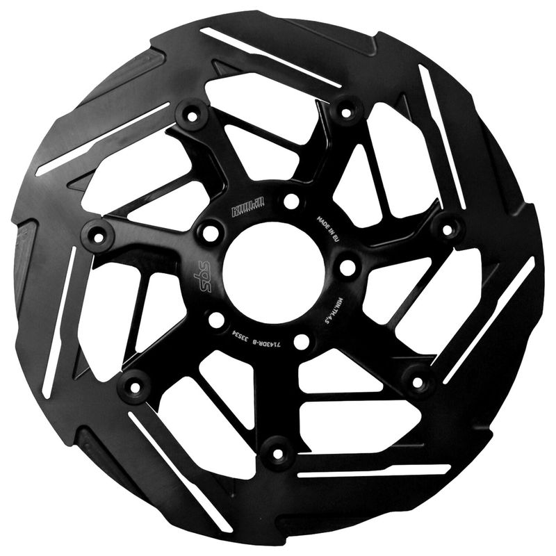 Bromsskiva fram Kodlin SBS 7 spoke höger svart Softail 15-26