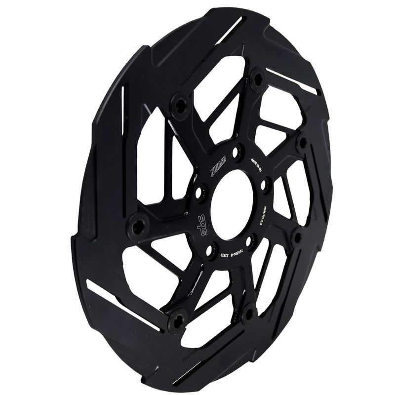 Bromsskiva fram Kodlin SBS 7 spoke vänster svart Softail 15-26