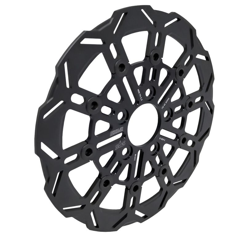 Bromsskiva bak Kodlin SBS 10 spoke svart Softail 00-26