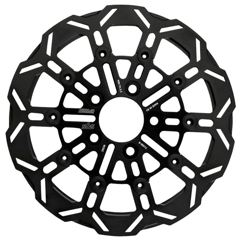 Bromsskiva bak Kodlin SBS 10 spoke svart Softail 00-26
