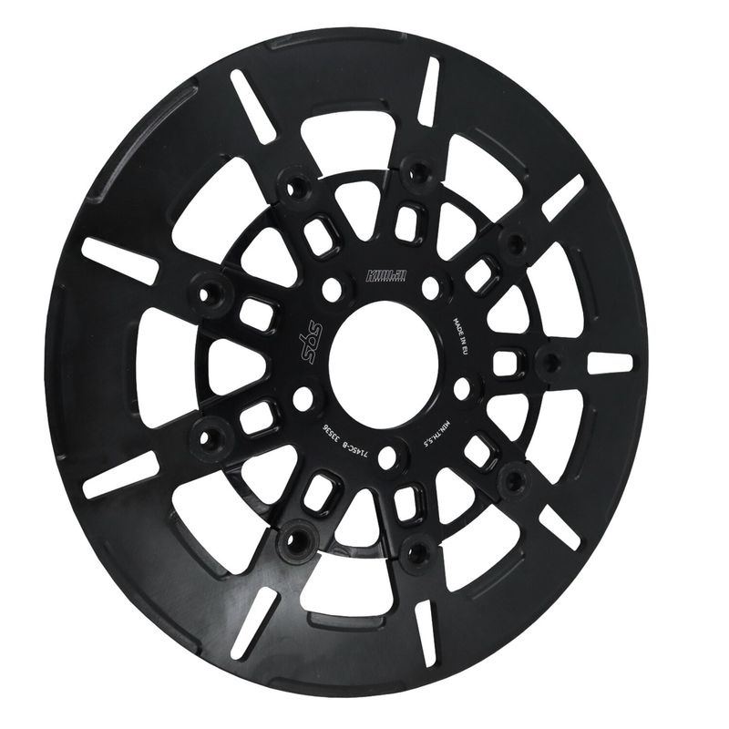 Bromsskiva bak Kodlin SBS 9 spoke svart Softail 00-26