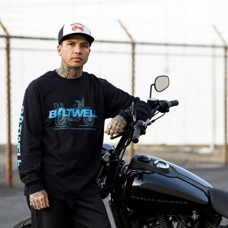 Biltwell Tiger trucker cap black/white
