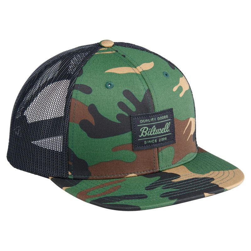 Keps Biltwell Woodland kamouflage