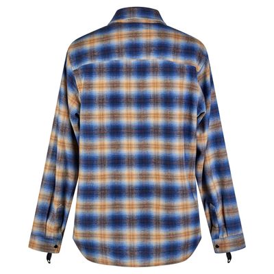Flanellskjorta Biltwell Hi Test baja blå