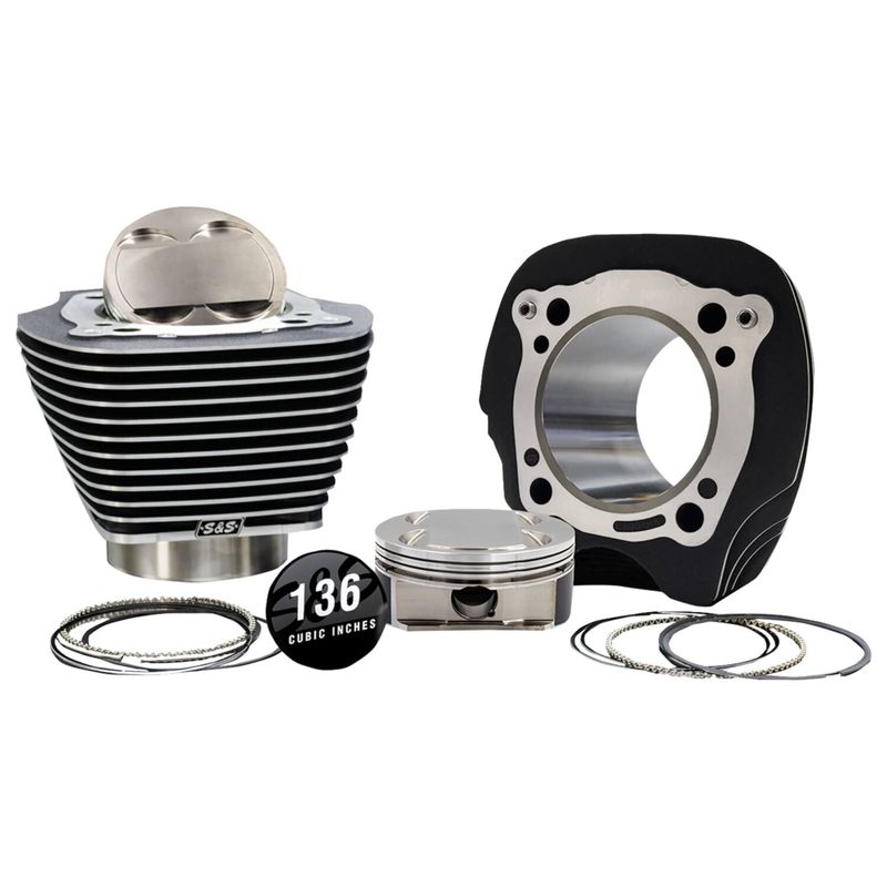 Kolvsats cylinder S&S M8 HC 0cc 132/136" 910-1008A