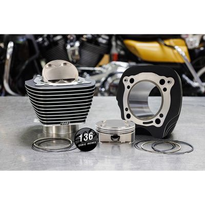 Kolvsats cylinder S&S M8 HC 0cc 132/136" 910-1009A