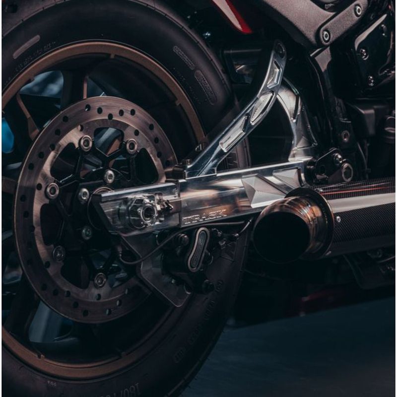 Svinggaffel Trask Performance billet aluminium Softail 'narrow tire models'
