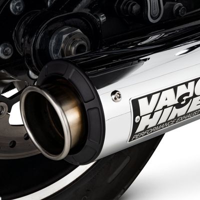 Slip-on ljuddämpare Vance & Hines Supersport krom Softail with 2-1 headers 25-26