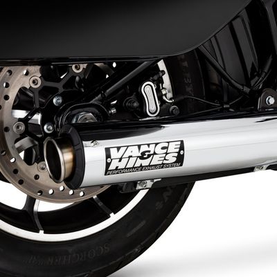 Slip-on ljuddämpare Vance & Hines Supersport krom Softail with 2-1 headers 25-26