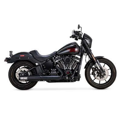 Slip-on ljuddämpare Vance & Hines Supersport struktursvart Softail with 2-1 headers 25-26