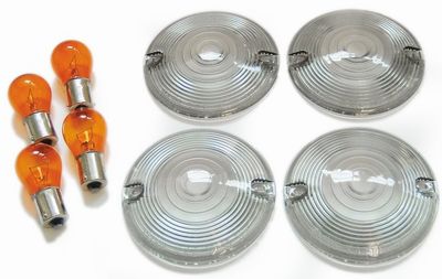 Glas MCS platt rökfärgad 86-23
