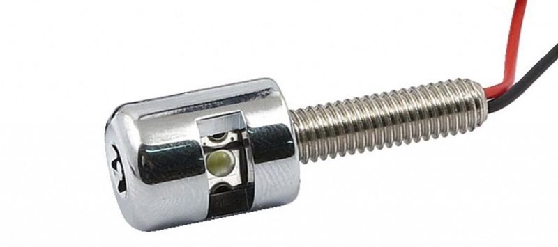 Nummerplåtsbelysning MCS LED krom