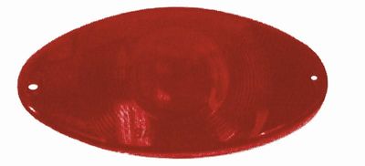 Rött glas cateye baklampa m. packning för 70-0051