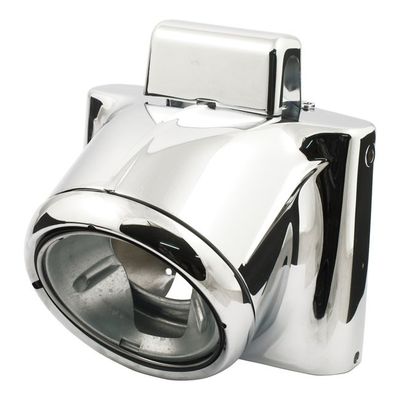 Hus strålkastare MCS 7" krom FLST/F/FB/FBS/C 86-17