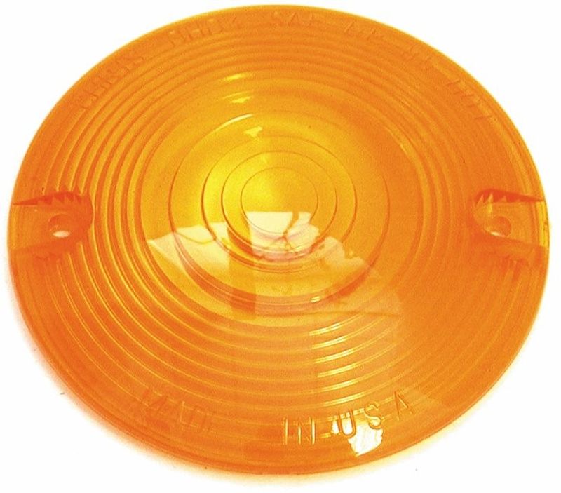 Glas blinkers MCS Amber platt 86-23