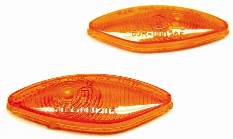 Glas till 70-0138/0166 Eagle eye blinkers, orange