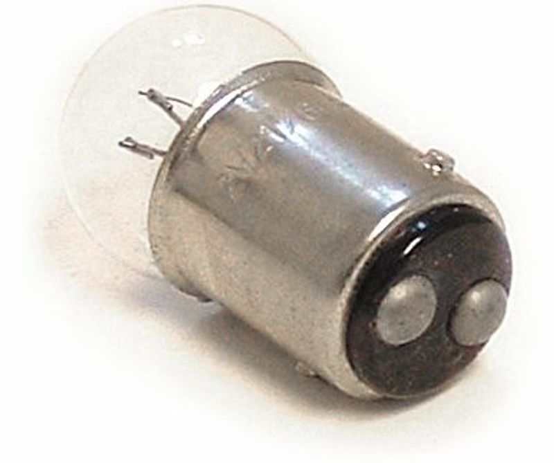 Glödlampa 12V 21/6W dubbelpolig, till 70-0056/7 BA 15 D