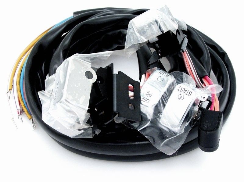 Omkopplare, kromade, H-D 96-06  m. kabel 48 lång