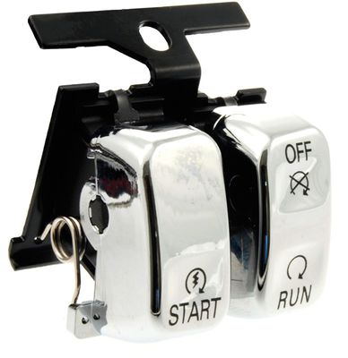 Styrströmbrytare Drag Specialties Start/stop 60 krom H-D 96-13