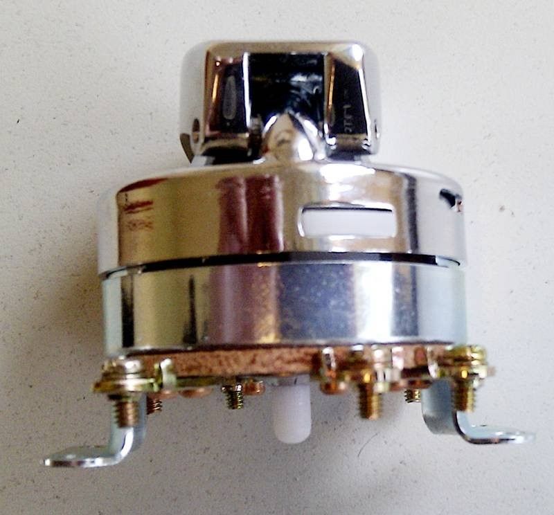 Tändningslås MCS FL electronic rund krom FL, FX, FXWG models with dual