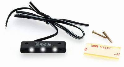 Nummerplåtsbelysning MCS Micro LED svart