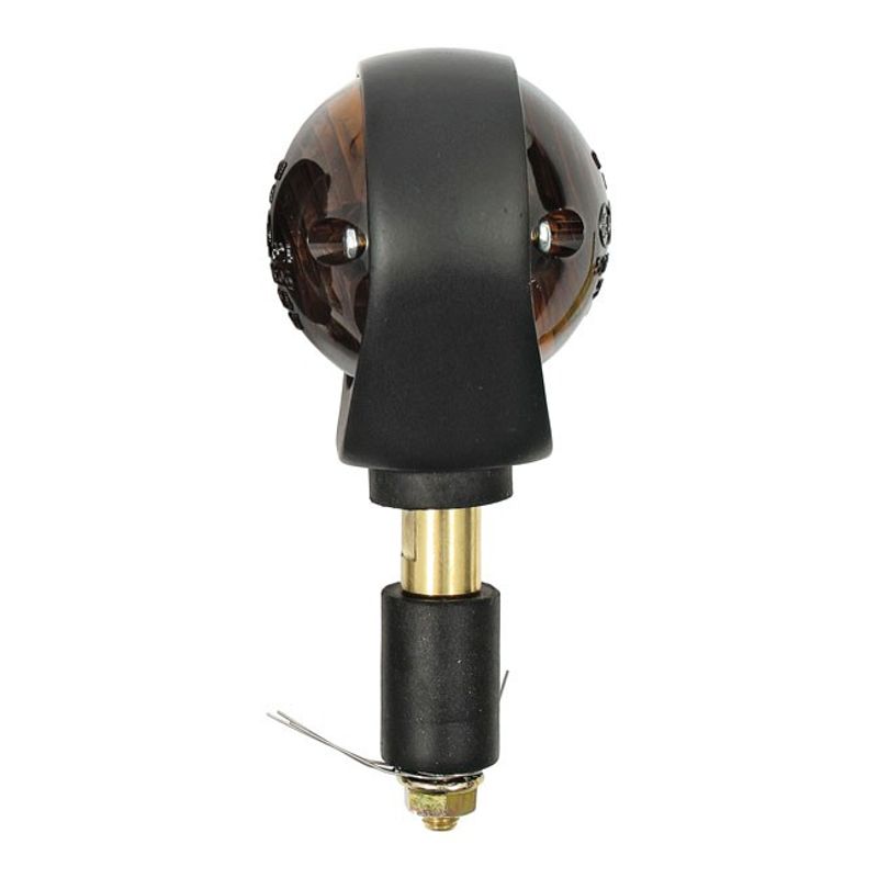 Blinker Bullseye, styrändblinkers E-märkt, svarta