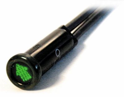 Blinkers MCS turn signal arrow 3/8 ljusgrön Various H-D models 91-03