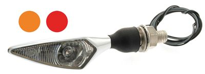 Kellermann Micro Rhomus DF Chrome, blink/bak&broms  E-märkt, vänster