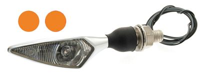 Kellermann Micro Rhombus Chrome vita LED, blinkers, E-märkt, HF/VB