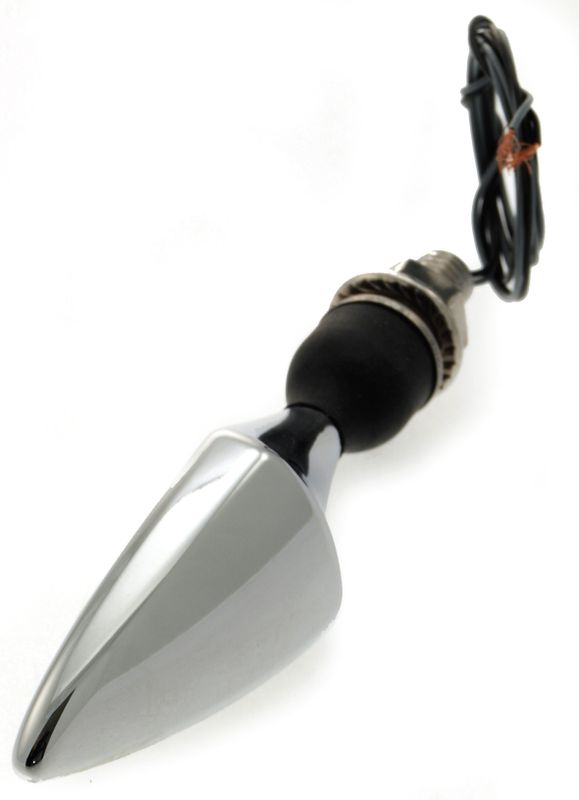 Kellermann Micro Rhombus Chrome vita LED, blinkers, E-märkt, HF/VB