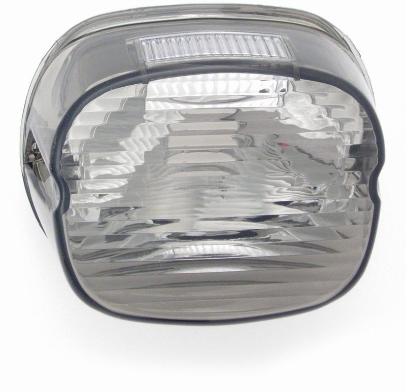 Baklyktsglas laydown rökfärgat Softail, Dyna, XL 04+