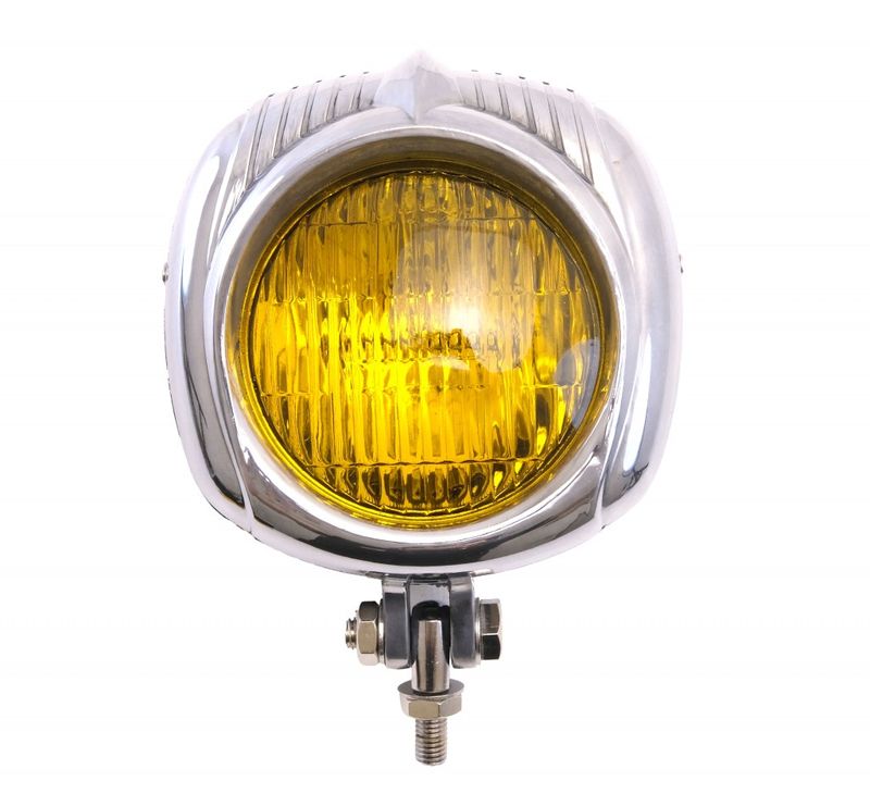 Electroline Light 4-1/2 Polished Amber