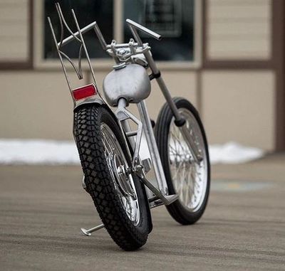 Prism Supply Box chopper tail light (Polished)
