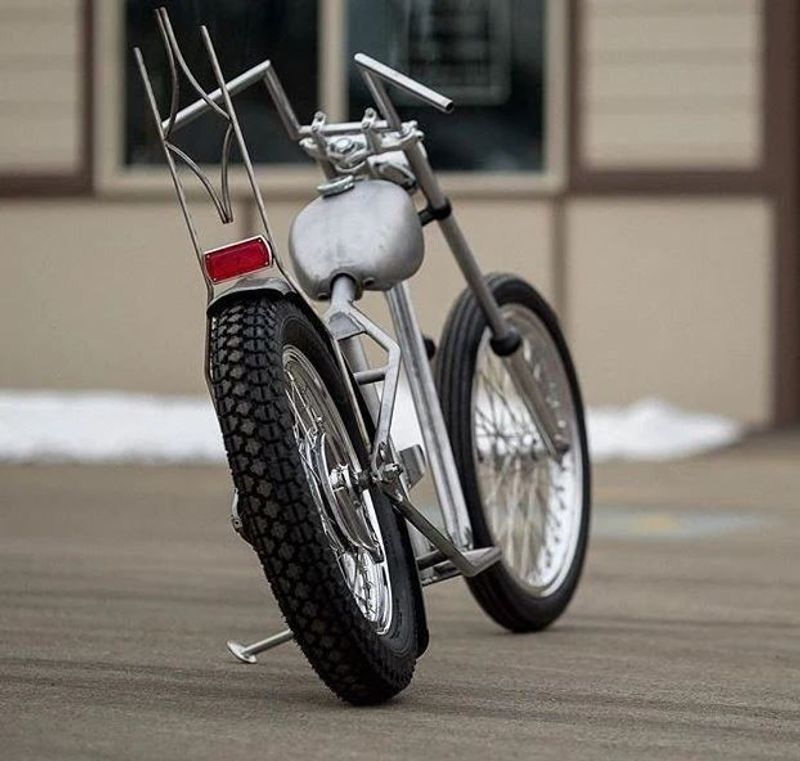 Prism Supply Box chopper tail light (Polished)