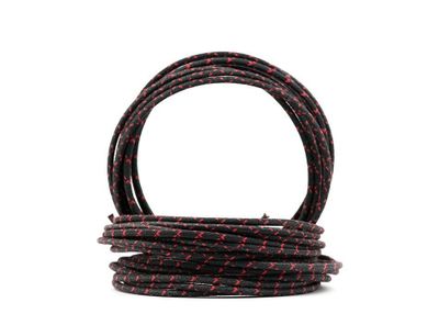 Kabel Prism Supply tygomspunnen 16 gauge / svart/röd