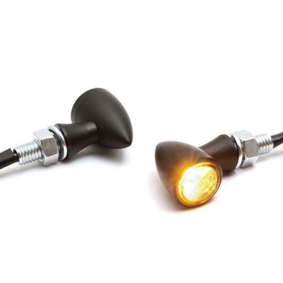 Micro Bullet LED Turnsignal / Taillight Combination black, ECE