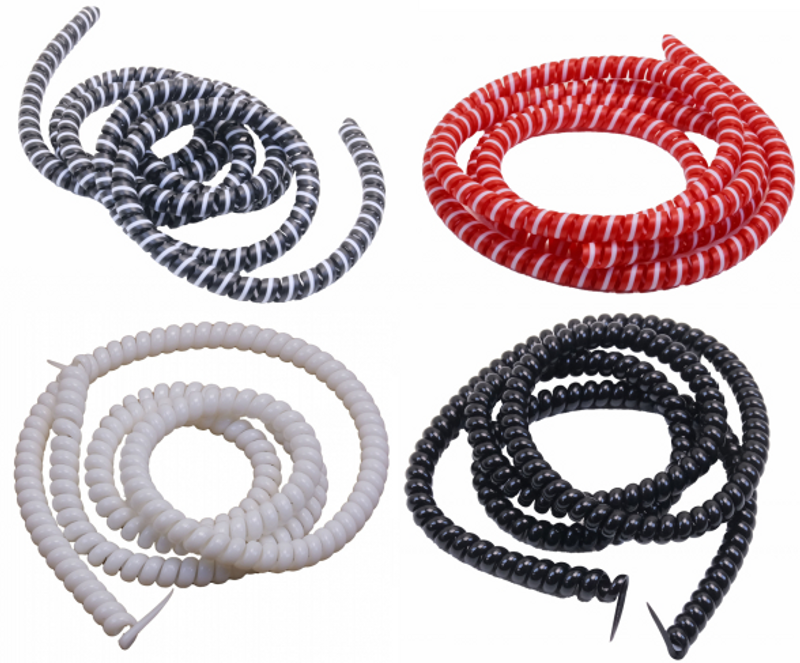 Skydd kabel och vajer Reverb Color Coils svart/vit