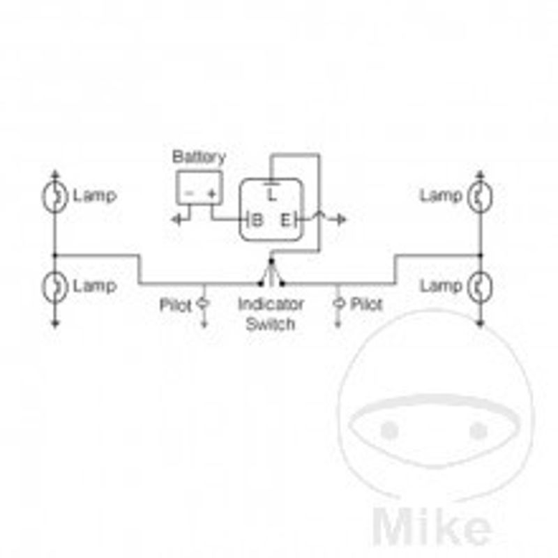 Blinkersrelä för Led 3 pin connector
