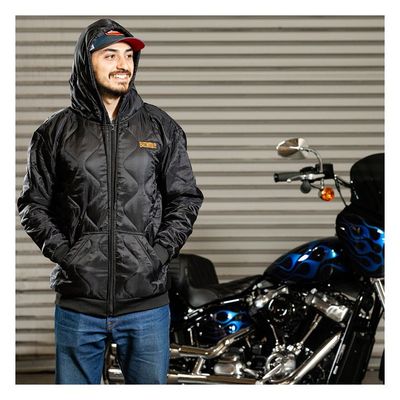 Biltwell Woobie zip hoodie black