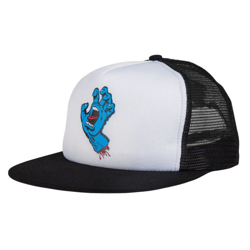 Keps Santa Cruz Hand Back mesh vit svart