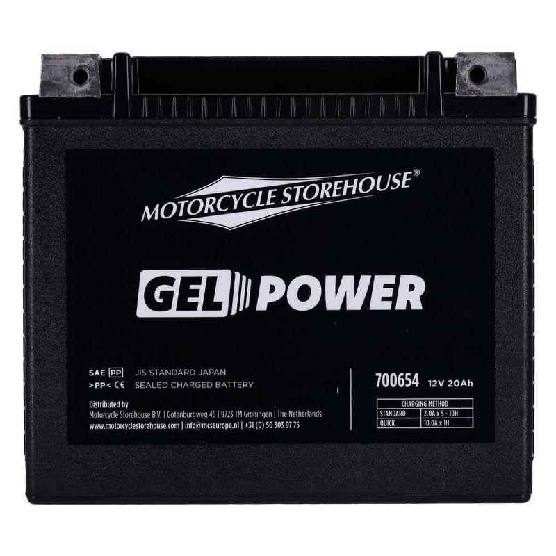 Batteri MCS Nano GEL 360cca 12V 20Ah e-start FX models 73-86