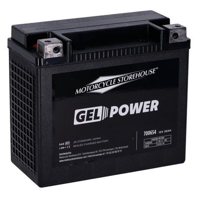 Batteri MCS Nano GEL 360cca 12V 20Ah e-start FX models 73-86