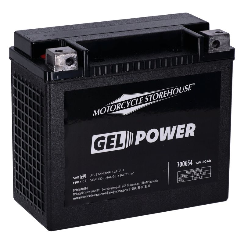 Batteri MCS Nano GEL 360cca 12V 20Ah e-start FX models 73-86
